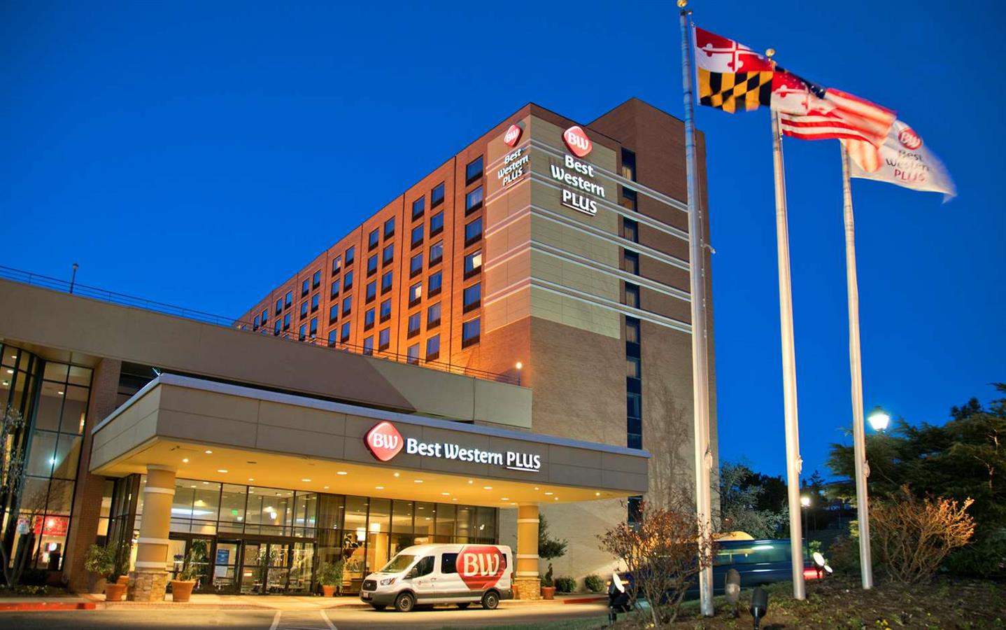Baltimore hotels: Best Western's exterior