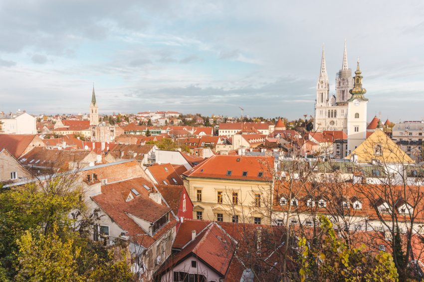 Views in Zagreb, Croatia, a city that should be on your Europe itinerary.