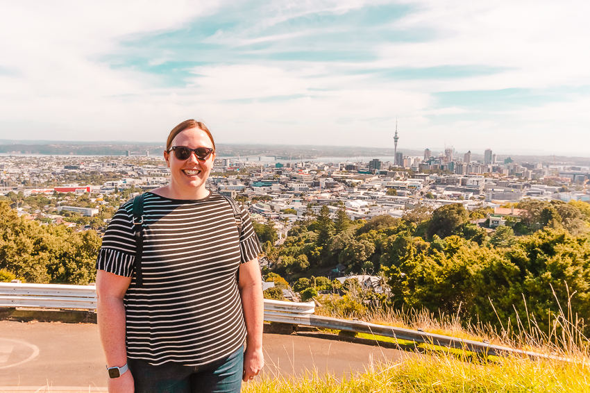 Views from Mount Eden in Auckland, New Zealand